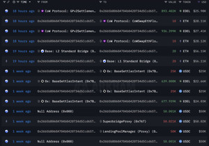일주일 전, 고래 0x26b5가 50K $USDC로 1.32M EDEL 매수함.