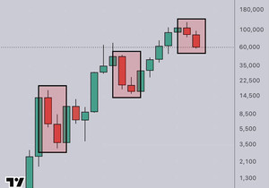 $BTC가 6개월봉에서 연속 2개 음봉으로 마감할 때마다, 그 뒤엔 3년 상승장이 이어졌음.