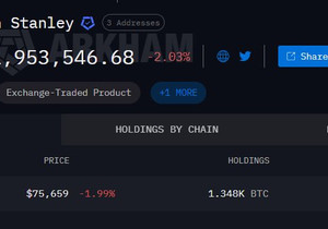 속보: 모건스탠리 비트코인 지갑 공개