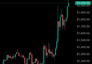 속보) 비트코인 9만2천 달러