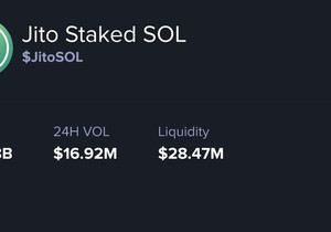 방금 JITOSOL 고래가 시총 $1.