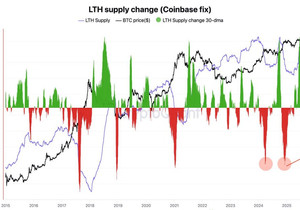 🚨 장기 비트코인 보유자들이 코인을 싹 다 던지는 중