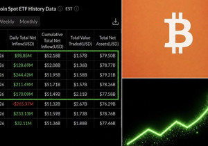 이번 주 ETF들이 비트코인(BTC)을 8억 5,300만 달러어치 이상 사들였다. 지난 15주 중 가장 큰 …