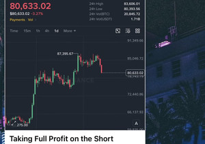 BTC: 숏 전량 익절 완료. 놀아줘서 고마워