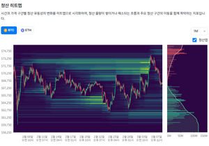 실시간 비트코인 청산맵 상태