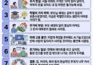 요즘 2030세대가 느끼는 좌절감