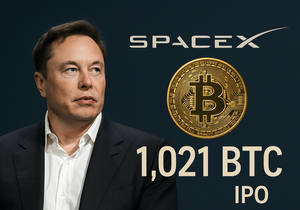 스페이스X, 기업공개 추진 속 1,021 BTC 대규모 이동 포착