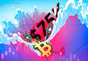 비트코인 7만5천달러 붕괴 미·이란 전쟁 호르무즈 폐쇄 재점화