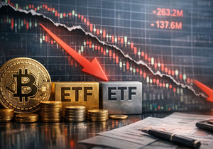 비트코인 ETF 9일 연속 유입 행진 마감, 자금 유출 전환