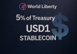 월드 리버티 재무부 자금 5% USD1 채택 확대 제안