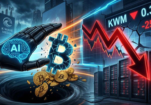 K Wave Media 비트코인 전략 포기하고 AI 인프라 전환…주가 25% 급락