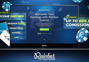 Rainbet 파트너 프로그램, 높은 전환율과 경쟁력 있는 수수료로 암호화폐 제휴 성과 강화