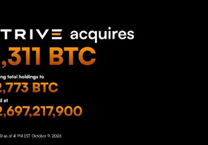 스트라이브, 3,311 BTC 추가 매수 발표