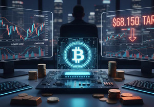 비트코인 2022년 차트 패턴 재현과 6만8천달러 지지선 재시험 가능성