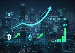 디지털자산 펀드 주간 10억 달러 이상 순유입, 이더리움과 비트코인 주도