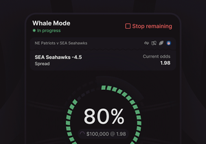 클라우드벳, 스포츠 베팅용 자동 포지션 빌더 '웨일 모드' 출시