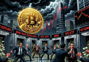 미국 비트코인 ETF 1억7120만 달러 순유출 압력