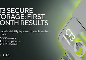 CT3 Secure Storage 1개월 만에 3.21PB 저장·2만2000명 사용자 돌파
