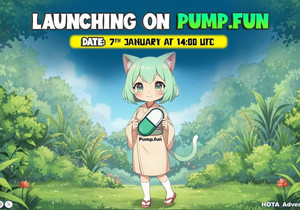 밈코인 호타코(HOTA), 펌프.fun에서 지속가능성 내세운 토크노믹 설계