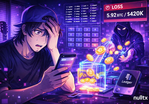 뮤지션 42만 달러 규모 비트코인 손실, 위조 렛저 앱 사기로 지갑 취약점 노출