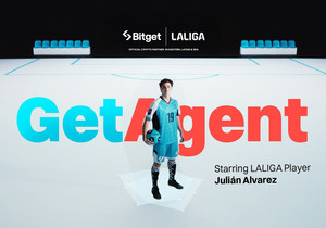 비트겟, 라리가 스타 훌리안 알바레스와 협력해 겟에이전트 글로벌 캠페인 전개