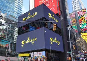 WhiteBIT 미국 진출 및 타임스퀘어 광고 캠페인으로 글로벌 확장