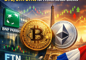 BNP파리바 프랑스 소매 고객 대상 BTC·ETH ETN 6종 출시