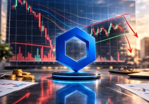 체인링크 LINK 10달러 아래 약세 지속 베어 플래그로 8.20달러 위협