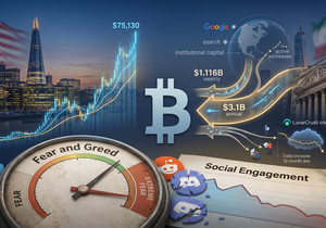 비트코인 소셜 참여도 12개월 최저, 개인투자자 심리 극도로 냉각