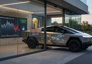 테슬라 1분기 비트코인 보유량 유지, 1억7300만달러 평가손실 기록