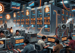 비트코인 채굴 난이도 7.76% 하락 채굴자 부담 완화